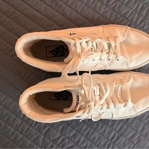 Vans Cream High-Top Sneakers